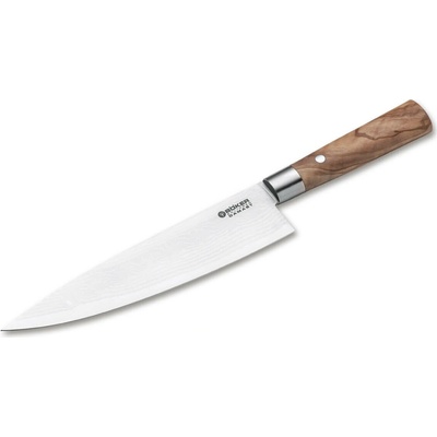 Böker Damascus Olive Large kuchársky nôž 21,2 cm
