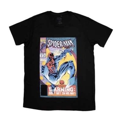 Marvel Comics Unisex T-shirt: Spider-man Warning Comic Cover