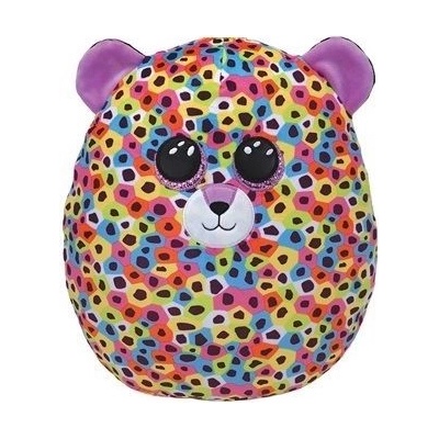 Ty Squish-a-Boos GISELLE rainbow leopard with horn 1 22 cm