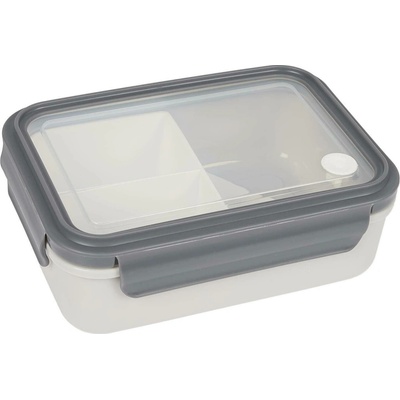 Lunchbox Clip Intesi šedý moderní box na oběd do práce a školy 1,26 l z polypropylenu – Zboží Dáma