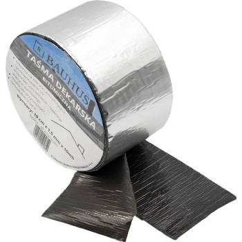 Bauhus Bitumenová páska 10 cm x 10 mb hliníková 181