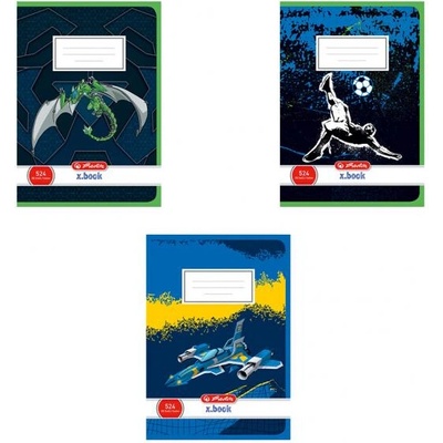 Herlitz Zošit 524 A5 linajkový mix chlapčenských motívov