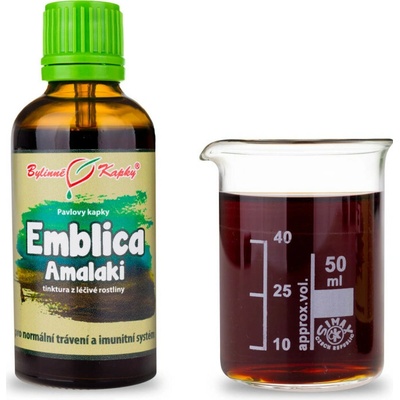 Bylinné kapky Emblica emblika embilika Ámalaki bylinné kvapky tinktúra 50 ml