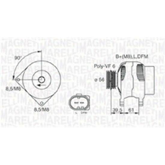 Alternátor MAGNETI MARELLI MQA1394 od 189,35 € - Heureka.sk