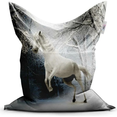 Sablio Sedací vak Classic Bílý kůň 150x100cm