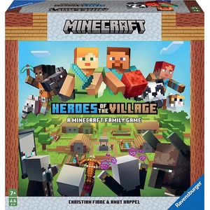 Ravensburger Настолна игра Minecraft: Heroes of the Village - семейна