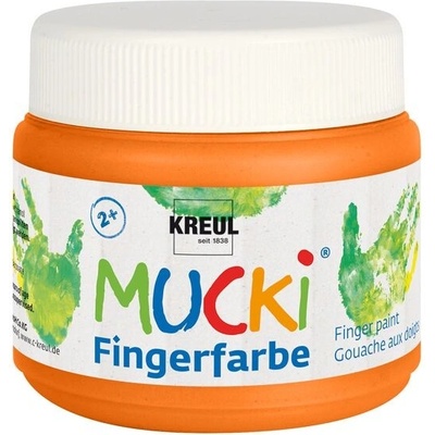 MUCKI Prstová farba 150 ml oranžová