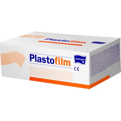 Matopat Plastofilm fixační náplast bez polštářku transparentní na cívce 5 cm x 9,14 m 6 ks