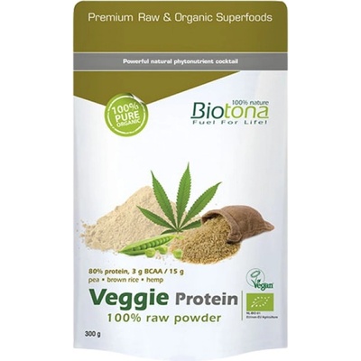 Biotona Veggie Protein 100% Raw Powder [300 грама]