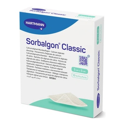 Hartmann Sorbalgon Classic 5 cm x 5 cm 10 ks