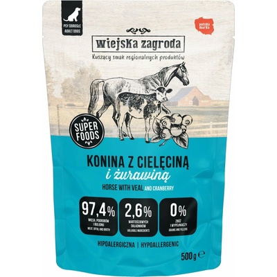 Wiejska Zagroda Horse meat with veal 500 g