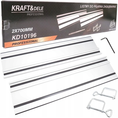 Kraft & Dele vodiaca lišta 2x700mm KD10196