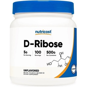 Nutricost Д- Рибоза 500 g прах | Nutricost (93050 (035101) NC)