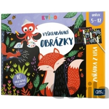 Albi Kvído Vyškrabávací obrázky Zvířátka z lesa