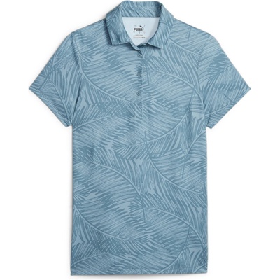 PUMA Women's Mattr Fern Short-Sleeve Performance Polo - Bold Blue