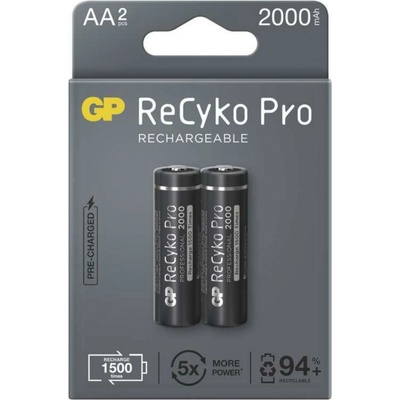 GP ReCyko Pro AA 2ks 1033222200 – Zboží Živě