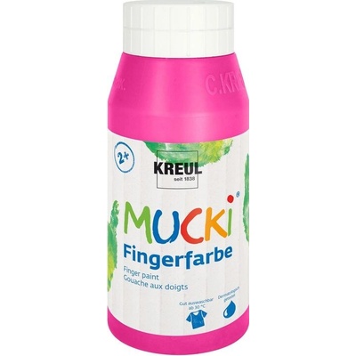 Prstová farba MUCKI 750 ml ružová