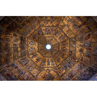 DIMEX ART Флизелинов фототапет мозаечен таван на флорентинския баптистерий 375 x 250 см