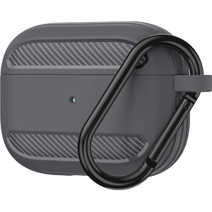 Techsuit Калъф за AirPods 3 - Карбон силикон - сив