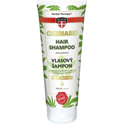 Palacio s.r.o. Konopný vlasový šampon Posílení, Výživa a Zklidnění pro Vaše Vlasy 250 ml