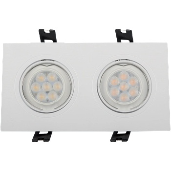 ELMARK Led ПЛАСТМАСОВА ПРАВОЪГЪЛНА ЛУНА high power 2x6w 4 (92s206wh/w)