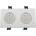 ELMARK Led ПЛАСТМАСОВА ПРАВОЪГЪЛНА ЛУНА high power 2x6w 4 (92s206wh/w)