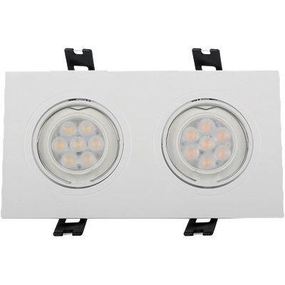 ELMARK Led ПЛАСТМАСОВА ПРАВОЪГЪЛНА ЛУНА high power 2x6w 4 (92s206wh/w)