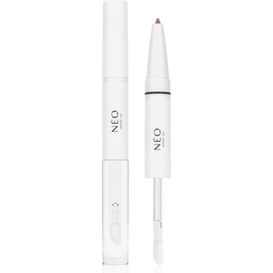 NEO Make Up Intense Serum 2in1 Lipliner & Lipgloss контуриращ молив и гланц за устни цвят 04 Peach Cashmere