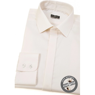 Eterna Super slim Fit Twill Neprůhledná Smetanová