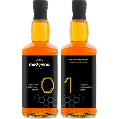 Medovina Elisa dárek k 1. výročí 11% 2 x 0,5 l