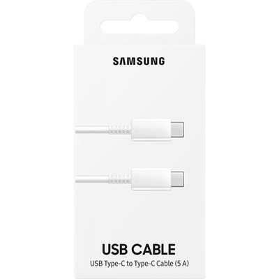 Samsung Data кабел Samsung Type-C /Type-C Data Cable 5A 1. m - Бял, EP-DN975