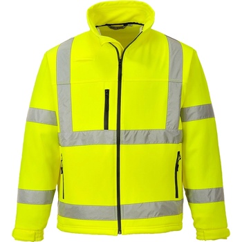 Portwest hi-vis classic s424 / Светлоотразително софтшел яке (3l) - hv жълто s (s424yers)
