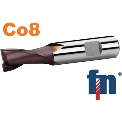 Stopková fréza 13,5x16mm pro drážky per krátká nesouměrná 2bř. HSS Co8 TiAlN weldon 220418.135 TiAlN