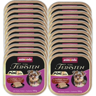 Animonda Vom Feinsten mini junior drůbež jelen 24 x 100 g
