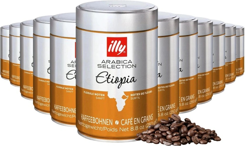 illy Кафе на зърна Illy Etiopia 250гр 12бр