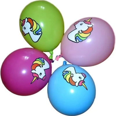 Lamps Balónky kulaté Jednorožec barevný potisk