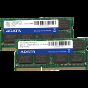 ADATA SODIMM DDR3 16GB (2x8GB) 1333MHz CL9 AD3S1333W8G9-2