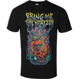 ROCK OFF мъжка тениска Bring Me The Horizon - Smoking Dinosaur - ЧЕРЕН - ROCK OFF - BMTHTS98MB