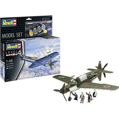 REVELL ModelSet letadlo 63795 Do335 Pfeil 1:48