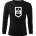 DRAGOWA FIT-T Тениска с дълъг ръкав Army Boy, черна, 160 г/м2 (4551)