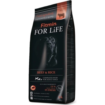 Fitmin dog For Life Beef & Rice 2 x 14 kg