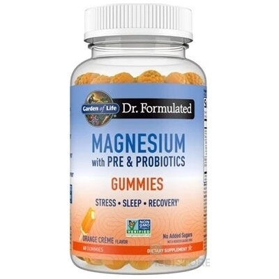 ADC Dr.Formulated MAGNESIUM with Pre and Probiotics gummies s pomarančovou príchuťou 60 ks