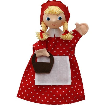 Moravská ústředna Brno Кукла за театър Moravska ustredna Brno - Червената шапчица, 30 cm (22047F)