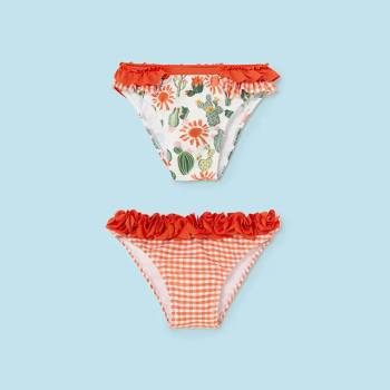 MAYORAL Два бански бикини за бебе момиче в оранжево Mayoral