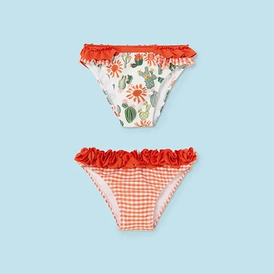 MAYORAL Два бански бикини за бебе момиче в оранжево Mayoral