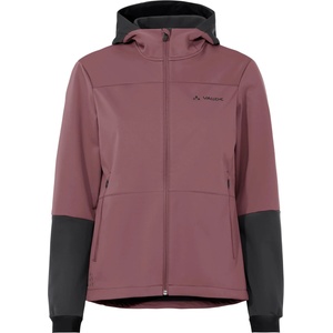 Vaude Дамско ветрозащитно яке за колоездене Vaude Women's Qimsa Hooded Softshell Jacket II Cycling jacket - Ruby Dusk - размер 38 (EU) (151-0690-0712)