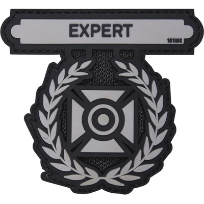 Gumená nášivka 101 Inc Expert - sivá