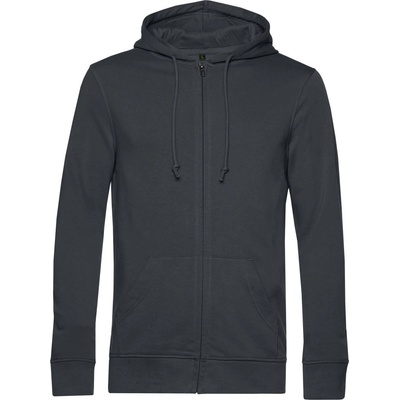 B&C Collection B&C INSPIRE ZIPPED HOOD / Мъжки суичър с качулка - антрацит XL (01U35Ba9704)