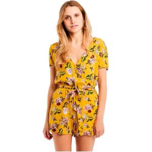 PROTEST Leilani short sleeve romper - Yellow (Tumericyell)