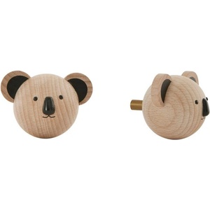 OYOY Mini Стенна кука от масивен бук в естествен цвят Koala - OYOY Mini (M107045)